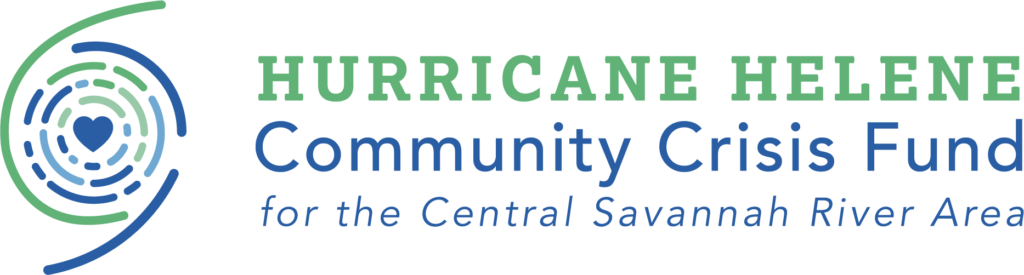 hurricane helene community crisis fund logo