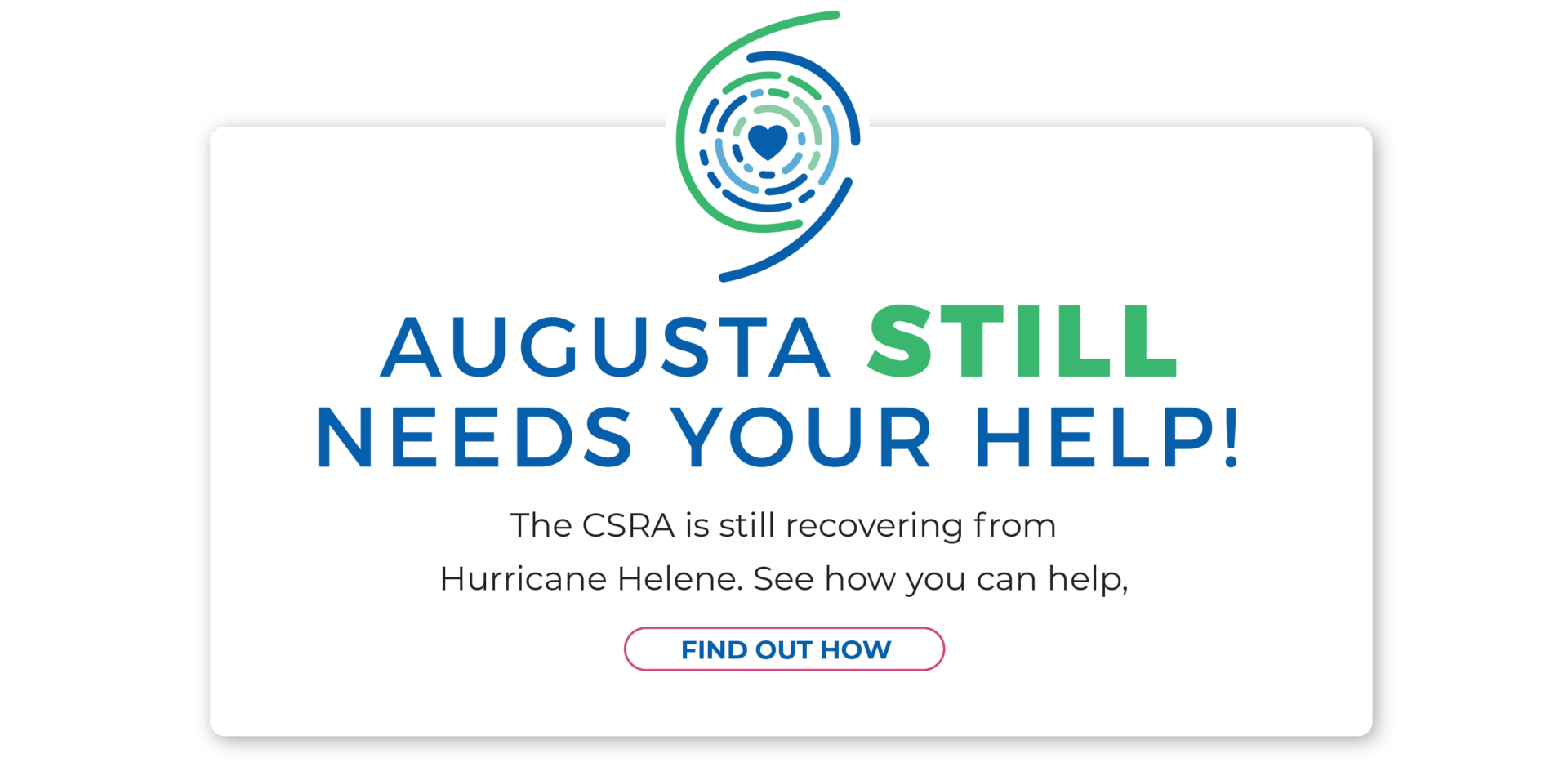 augusta still needs your help mobile banner